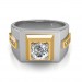 The Khufu Solitaire Ring For Him - 0.46 carat