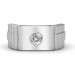 The Leopold Ring For Him - 0.25 carat- Platinum