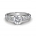 1.22 carat 18K White Gold - Zest Love Engagement Ring