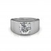 The Evergreen Solitaire Ring For Him - 0.30 carat- Platinum