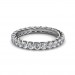 Astraea White Gold Full Eternity Ring - 5 cent diamonds