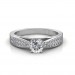 The Dual Band Solitaire Ring