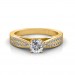 The Dual Band Solitaire Ring