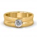 The Prius Ring For Him - Yellow - 0.25 carat