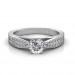 The Dual Band Solitaire Ring