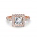 The Khloe Princess-Halo Ring