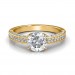 1.22 carat 18K White Gold - Zest Love Engagement Ring