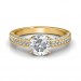 1.22 carat 18K White Gold - Zest Love Engagement Ring