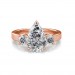 1.50 carat 18K Gold - THE REYA 3-STONE RING