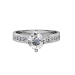 0.61 carat White Gold - Jeannot Engagement Ring