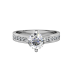 0.71 carat 18K White Gold - Jeannot Engagement Ring