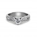 1.61 carat Platinum - Forever Promise Engagement Ring