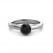 The Noelle Black Diamond Ring