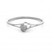 The Nia Twin Heart Bangle