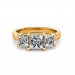 The Leah Princess 3-stone Ring