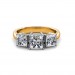 The Rashi Princess 3-stone Ring