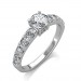 1.30 carat Platinum - True Love Engagement Ring