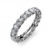 Astraea White Gold Full Eternity Ring - 10 cent diamonds