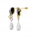 The Elegant Onyx Diamond Earrings
