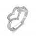 Diamond Ring - Heart shape