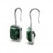 The Green Dazzle Diamond Earrings