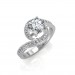 The Spiral solitaire Ring