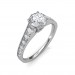 0.93 carat Platinum - Victoria Engagement Ring