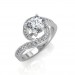 The Spiral Solitaire Ring