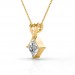 The Elegant Solitaire Pendant