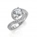 The Spiral solitaire Ring