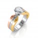 The Trio Solitaire Ring