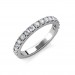 Platinum Half Eternity Ring