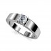 The Nicolo Ring For Him - Platinum - 0.70 carat