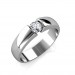 The Antonio Ring For Him - Platinum - 0.90 carat