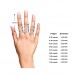 0.86 carat Platinum - Dual Band Helena Princess Engagement Ring