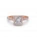 The Khloe Princess-Halo Ring