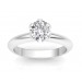 0.50 carat Platinum - Classic Six-Prong /Six-Claw Engagement Ring