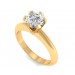 1.00 carat 18K Gold - Classic Six-Prong /Six-Claw Engagement Ring