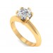 1.50 carats 18K Gold - Classic Six-Prong /Six-Claw Engagement Ring