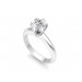 0.50 carat 18K Gold - Classic Six-Prong /Six-Claw Engagement Ring