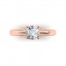 0.48 carat 18K Gold - THE RHEA HIDDEN HALO RING