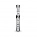 White Gold Channel Set Full Eternity Ring - 2 cent diamonds