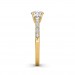 Hand-0.85 carat 18K Gold - Eternal Love Engagement Ring