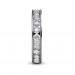 White Gold Milgrain Channel Set Full Eternity Ring - 5 cent diamonds