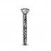 0.30 carat Platinum - Amor Etched Rope Engagement Ring