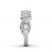 The Entwined Band Solitaire Ring