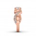 The Entwined Band Solitaire Ring