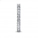 White Gold Calliope Full Eternity Ring - 10 cent diamonds