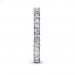 White Gold Calliope Full Eternity Ring - 10 cent diamonds