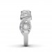 The Entwined Band Solitaire Ring